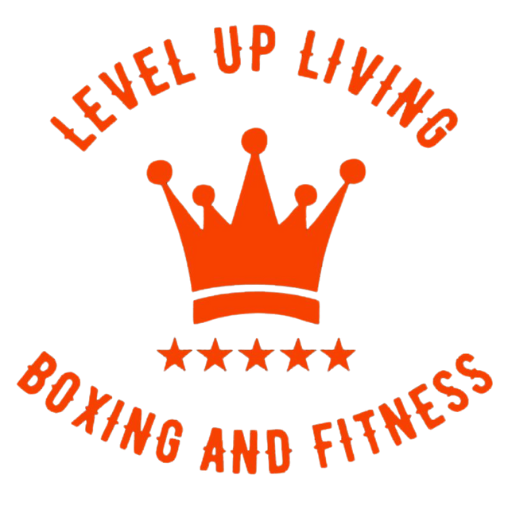 level up living boxing and fitness logo